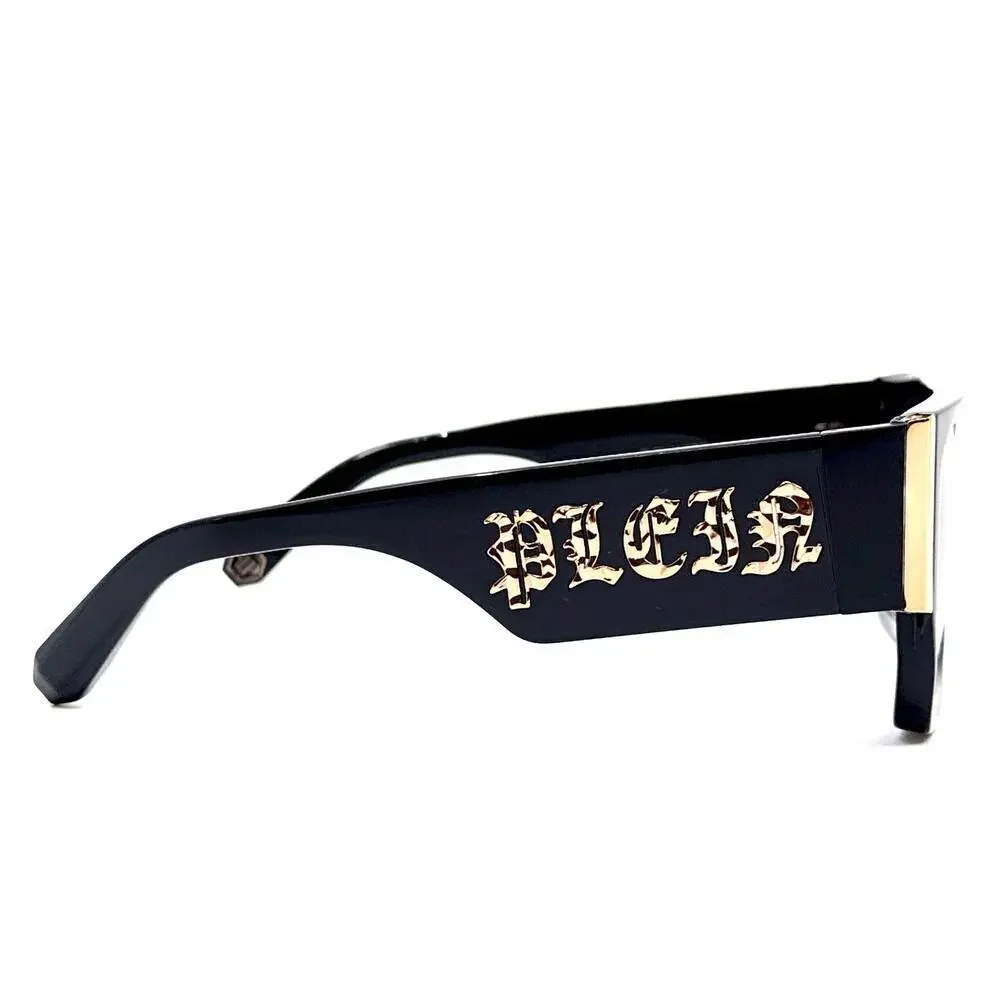 New,PHILIPP PLEIN Sunglasses PLEIN MASTER OVERSIZE SPP094 Col.0700 Authentic